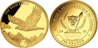 Kongo 100 Francs 2021 1 oz Gold Coin World&acute;s Wildlife - Bald Eagle ST 41,317.90 元  ＋  701.62 元 运费