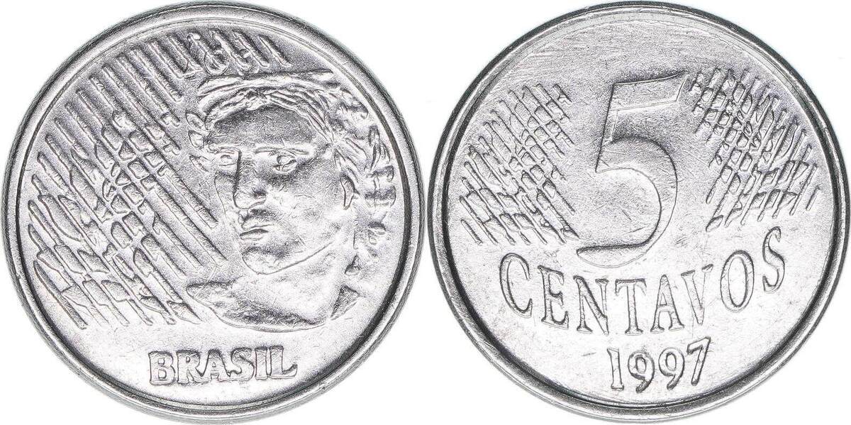 Brasilien 5 Centavos 1997 | MA-Shops