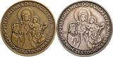 Italien Kirchenstaat Silbermedaille und Bronzemedaille 1979 JOHANNES PAUL II. 1978-2005 EF
