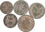 Altdeutschland Lot 5 Stk.  s