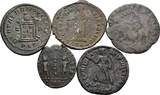 ROM Lot 5 Stück Kleinmünzen  F-VF