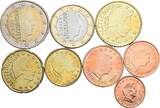 Luxemburg Euro Kursmünzensatz 2005 EF bis EF / BU