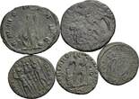 ROM Lot 5 Stück spätrömische Bronzemünzen  s