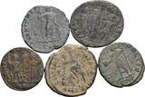 ROM Lot 5 Stück spätrömische Bronzemünzen  s