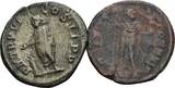 ROM, Kaiserzeit Lot Denar, Mittelbronze Severus Alexander 222-235, Valens 364-378 s / VF-