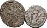 ROM, Kaiserzeit Lot Antoninian, Denar Trebonianus Gallus (251-253), Antoninus Pius (138-161) s bis VF