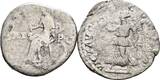 ROM, Kaiserzeit Lot 2 Stück Denare Septimius Severus 193-21, Vespasianus 69-79 s / VF-