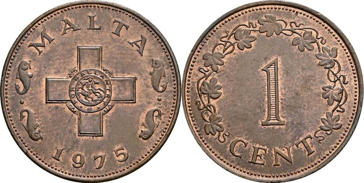 Malta 1 Cent 1975 EF Kratzer MA Shops malta-1-cent-1975-ef-kratzer-ma-shops