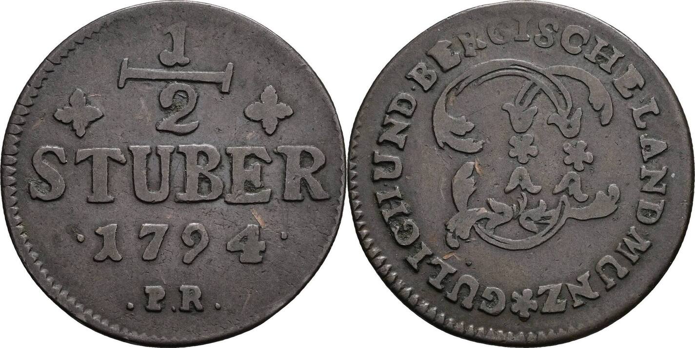 Jülich-Berg 12 Stüber 1794 VF | MA-Shops