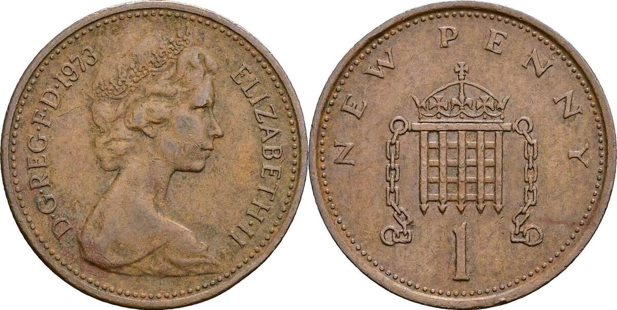 Gro britannien 1 New Penny 1973 VF MA Shops gro-britannien-1-new-penny-1973-vf-ma-shops