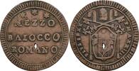 Vatikan , Pius VI. Mezzo Baiocco -