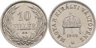 Kaisertum Österreich 10 Filler Franz Joseph I. 1848-1916 -