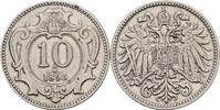 Kaisertum Österreich 10 Heller Franz Joseph I. 1848-1916 -