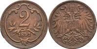 Österreich, Kaiser Franz Joseph I. 2 Heller -