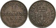 Preussen Pfennig Preussen, Wilhelm I. 1861-1888, Pfennig 1853 A -