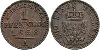 Preussen Pfennig Preussen, Friedrich Wilhelm IV. (1840-1861), Pfennig 1858 A -