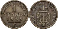 Preussen Pfennig Preussen, Wilhelm I. 1861-1888, Pfennig 1868 C -
