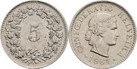 Schweiz 5 Rappen Schweiz, 5 Rappen 1964 -