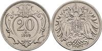 Kaisertum Österreich 20 Heller Franz Joseph I. 1848-1916 -