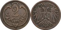 Kaisertum Österreich 2 Heller Franz Joseph I. 1848-1916 -