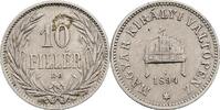 Kaisertum Österreich 10 Filler Franz Joseph I. 1848-1916 -