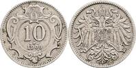 Kaisertum Österreich 10 Heller Franz Joseph I. 1848-1916 -