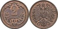 Kaisertum Österreich 2 Heller Franz Joseph I. 1848-1916 -