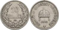 Kaisertum Österreich 10 Filler Franz Joseph I. 1848-1916 -