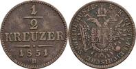 Österreich Kaisertum 1/2 Kreuzer Kaiser Franz Joseph I. -