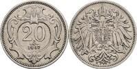 Österreich, Kaiser Franz Joseph I. 20 Heller -