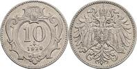 Kaisertum Österreich 10 Heller Franz Joseph I. 1848-1916 -