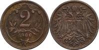 Kaisertum Österreich 2 Heller Franz Joseph I. 1848-1916 -