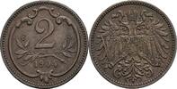 Kaisertum Österreich 2 Heller Franz Joseph I. 1848-1916 -