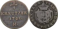 RDR, Habsburg 1/4 Kreuzer Franz II.(I.) 1792-1835 -