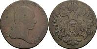 RDR Habsburg 3 Kreuzer Franz II. (I.) 1792-1835 -