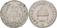 Kaisertum Österreich 20 Filler Kaiser Franz Joseph I. 1848-1916 -