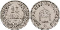 Kaisertum Österreich 10 Filler 1894 KB, Kremnitz Franz Joseph I. 1848-19... 2.93 US$ Tax included +  117.32 US$ shipping