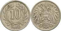 Kaisertum Österreich 10 Heller 1916 Franz Joseph I. 1848-1916 ss 2.93 US$ Tax included +  117.32 US$ shipping
