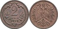 Kaisertum Österreich 2 Heller Franz Joseph I. 1848-1916 -