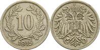 Kaisertum Österreich 10 Heller 1915 Franz Joseph I. 1848-1916 ss 2.93 US$ Tax included +  117.32 US$ shipping