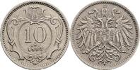 Kaisertum Österreich 10 Heller 1893 Franz Joseph I. 1848-1916 ss 2.93 US$ Tax included +  117.32 US$ shipping