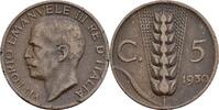 Italien 5 Centesimi Victor Emanuel III. 1900-1946 -