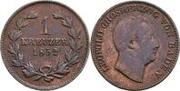 Baden 1 Kreuzer Baden, Carl Leopold Friedrich 1830-1852, 1 Kreuzer 1852 -