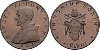 Italien Kirchenstaat Bronzemedaille Papst Paul VI. -