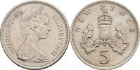 Großbritannien 5 New Pence Elizabeth II. -