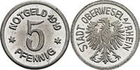 Deutschland, Oberwesel a. Rhein 5 Pfennig Deutschland, Oberwesel a. Rhein, 5 Pfennig 1919 -