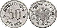 Deutschland, Oberwesel a. Rhein 50 Pfennig Deutschland, Oberwesel a. Rhein, 50 Pfennig 1919 -