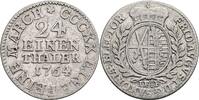 Sachsen Kurfürstentum 1/24 Taler Leipzig Sachsen Kurfürstentum, Friedrich August III. 1763-1827, 1/24 Taler Leipzig 1764 IFoF -