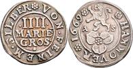 Hannover 4 Mariengroschen Hannover, Leopold I. 1657-1705, 4 Mariengroschen 1669 A-S -