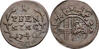 Fulda 1 Pfennig Fulda, Amand von Buseck 1737-1756, 1 Pfennig 1746 -